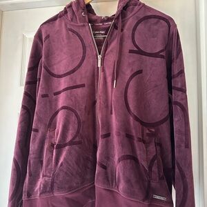 Calvin Klein Purple Hoodie